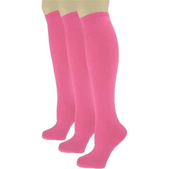 Women's Solid Knee High Trouser Socks, Silky Soft Thin Material, Tall - Picture 3 of 6